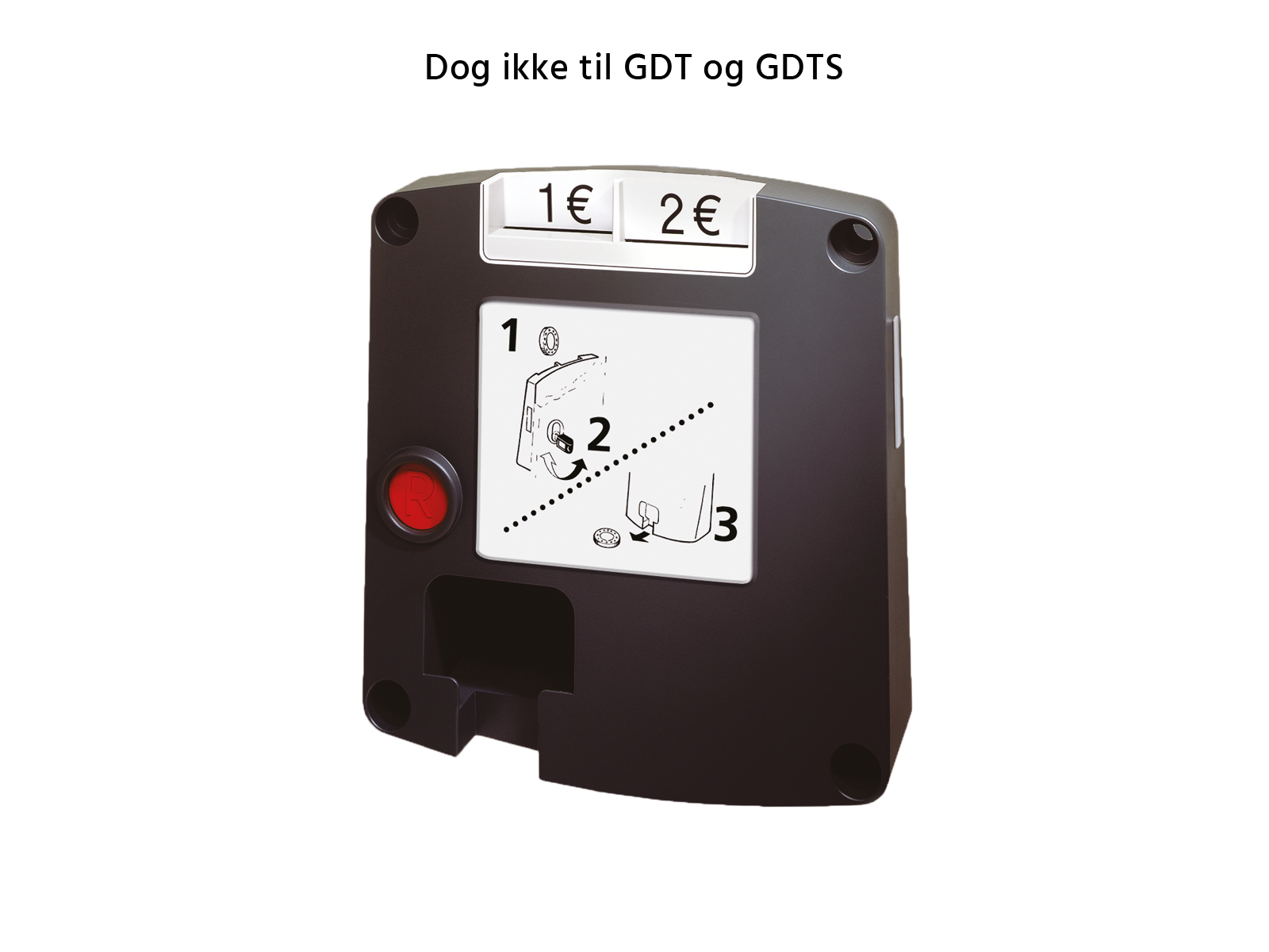 Mønt Pantlås Tekst