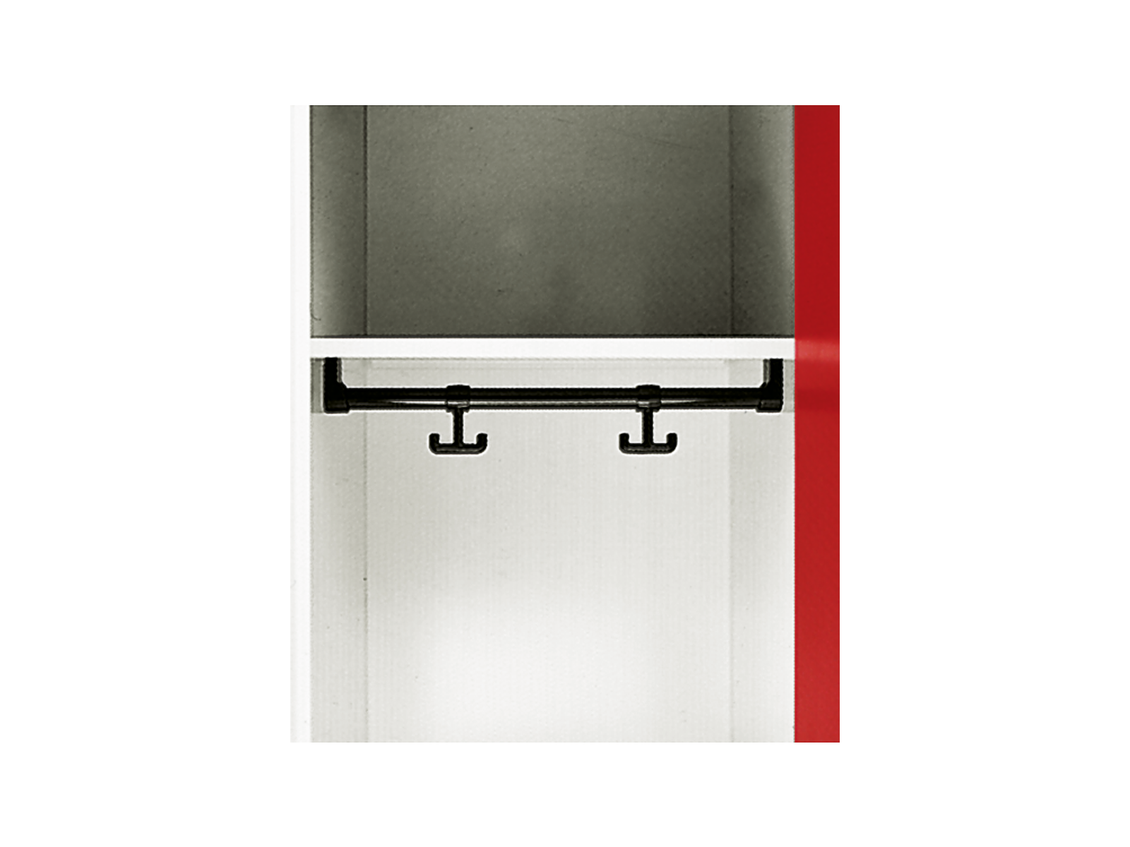 Bøjlestang Med Dobb. Kroge